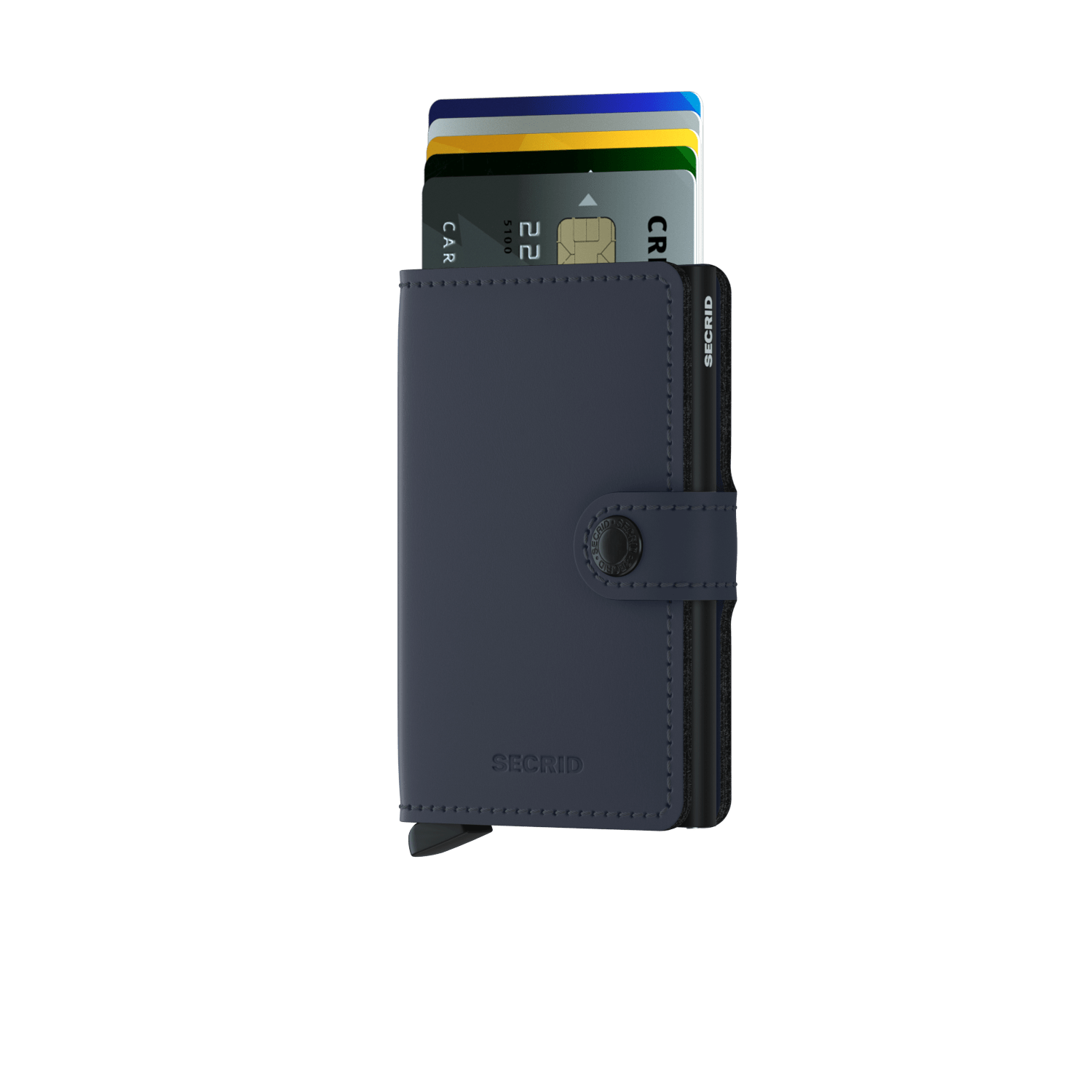 SECRID Secrid Matte Nightblue Miniwallet Nightblue front view