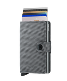 SECRID Secrid Carbon Cool Grey Miniwallet Cool Grey front view