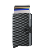 SECRID Secrid Cubic Black/Titanium Miniwallet Black/Titanium front view