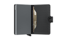 SECRID Secrid Cubic Black/Titanium Miniwallet Black/Titanium back view