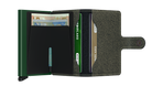 Secrid Twist Green Miniwallet-Opened View