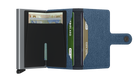 SECRID Secrid Twist Jeans Blue Miniwallet JEANS BLUE model front view