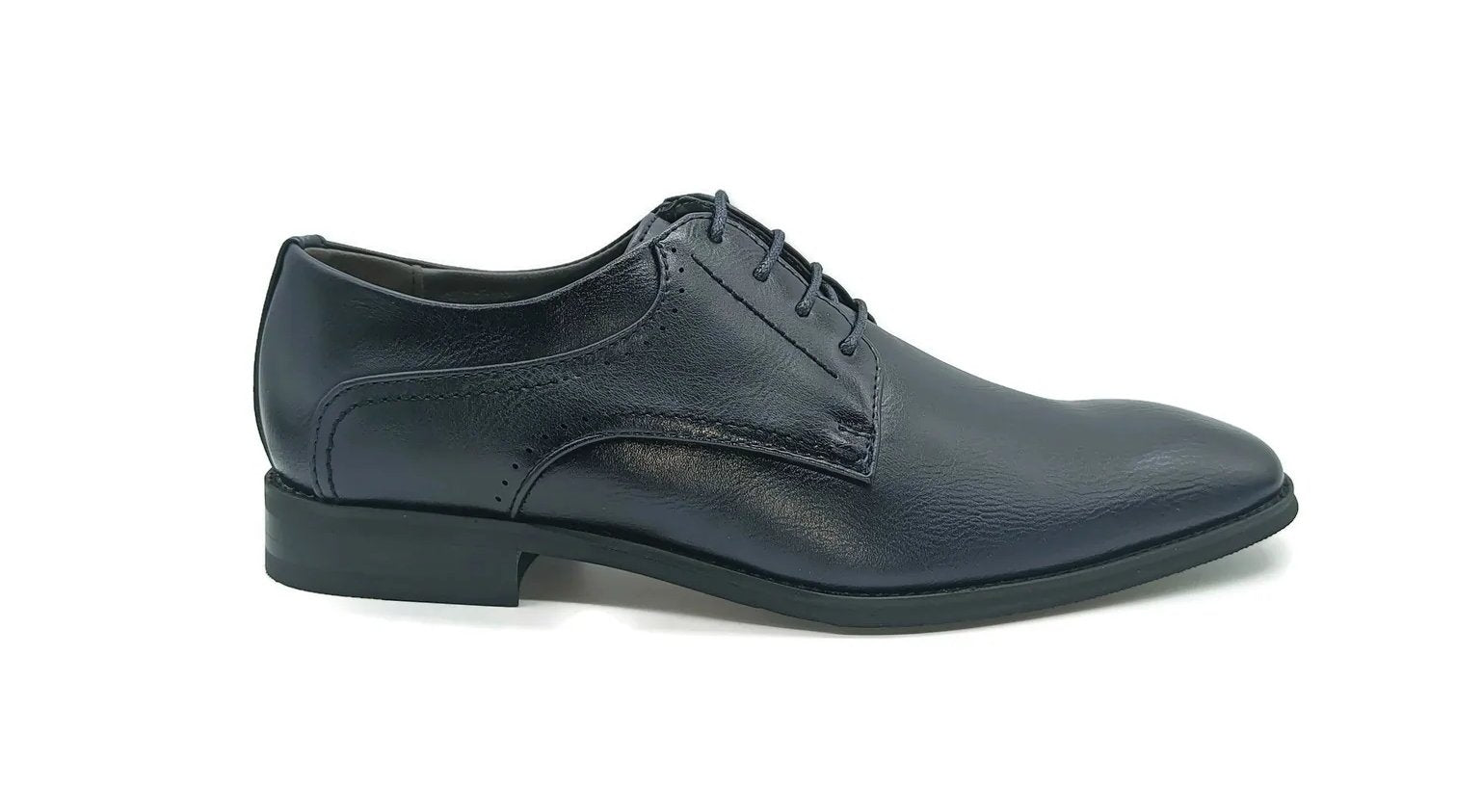 Men's Stockholm Navy Lace Up Shoe/Right Side View