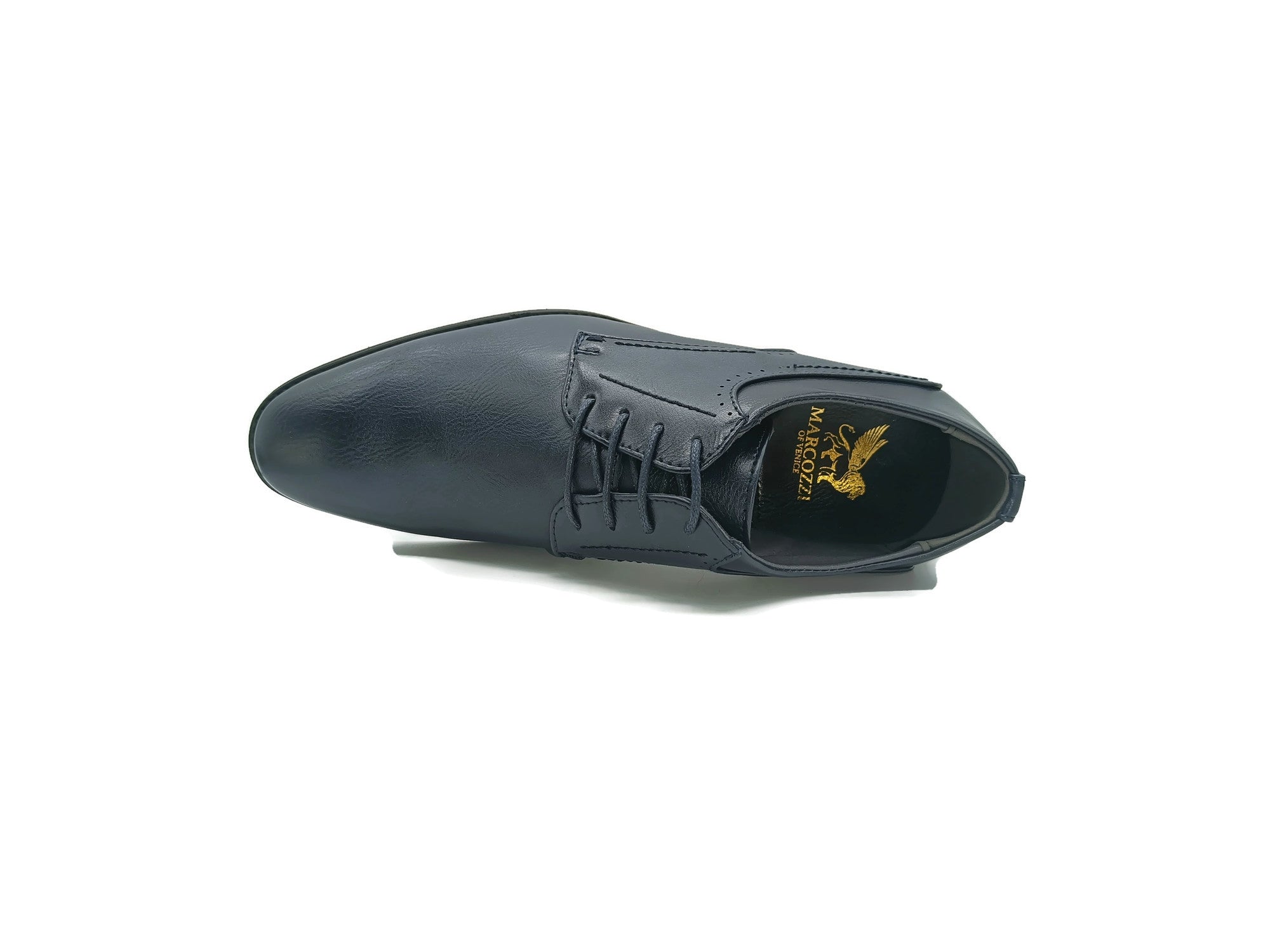 Marcozzi Stockholm Navy Lace Up Shoe Navy back view