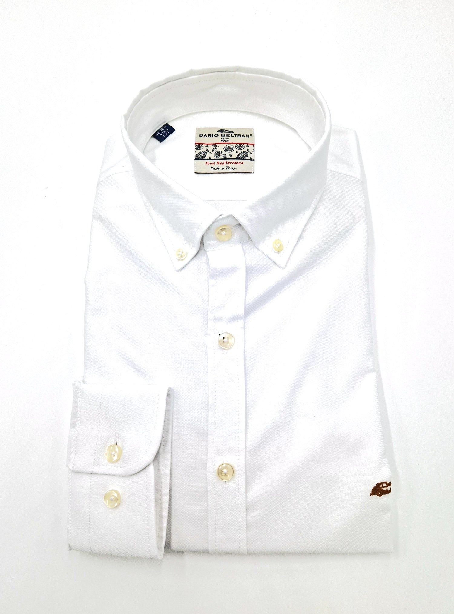 White Plain Shirt ZAMINA-2262-3VFG