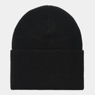 Carhartt WIP Acrylic Watch Hat-Black Black model front view