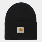 Carhartt WIP Acrylic Watch Hat-Black Black front view