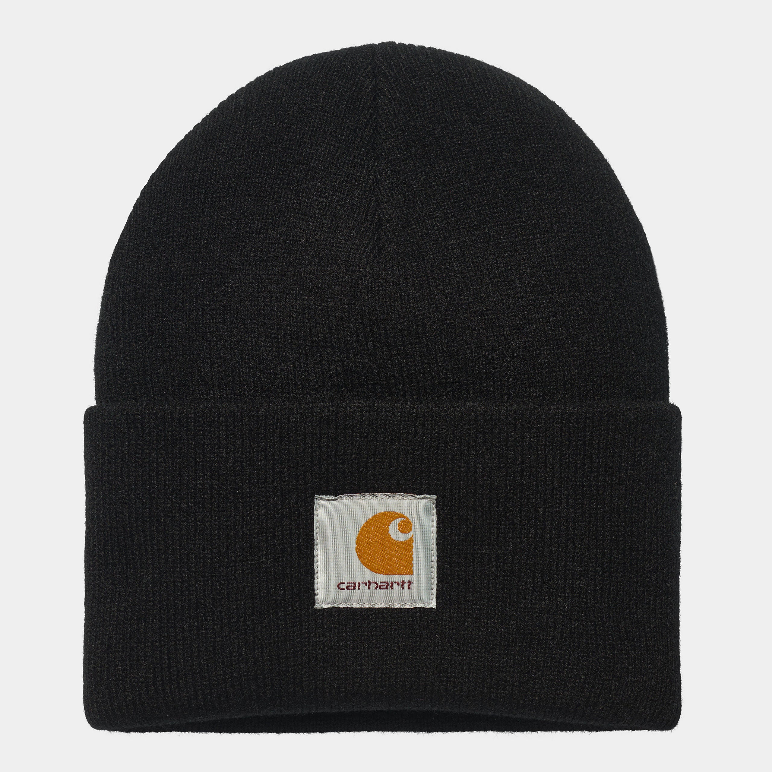 Carhartt WIP Acrylic Watch Hat-Black Black front view