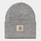 Carhartt WIP Acrylic Watch Hat-Grey Heather Grey Heather front view