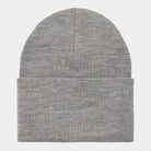 Carhartt WIP Acrylic Watch Hat-Grey Heather Grey Heather detail view
