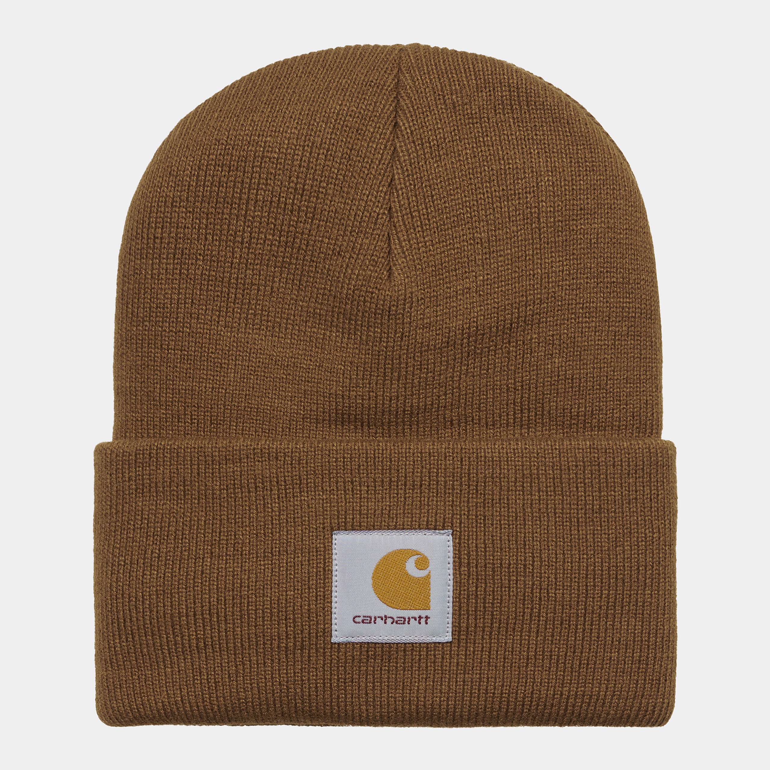 Carhartt WIP Acrylic Watch Hat-Hamilton Brown Hamilton Brown front view