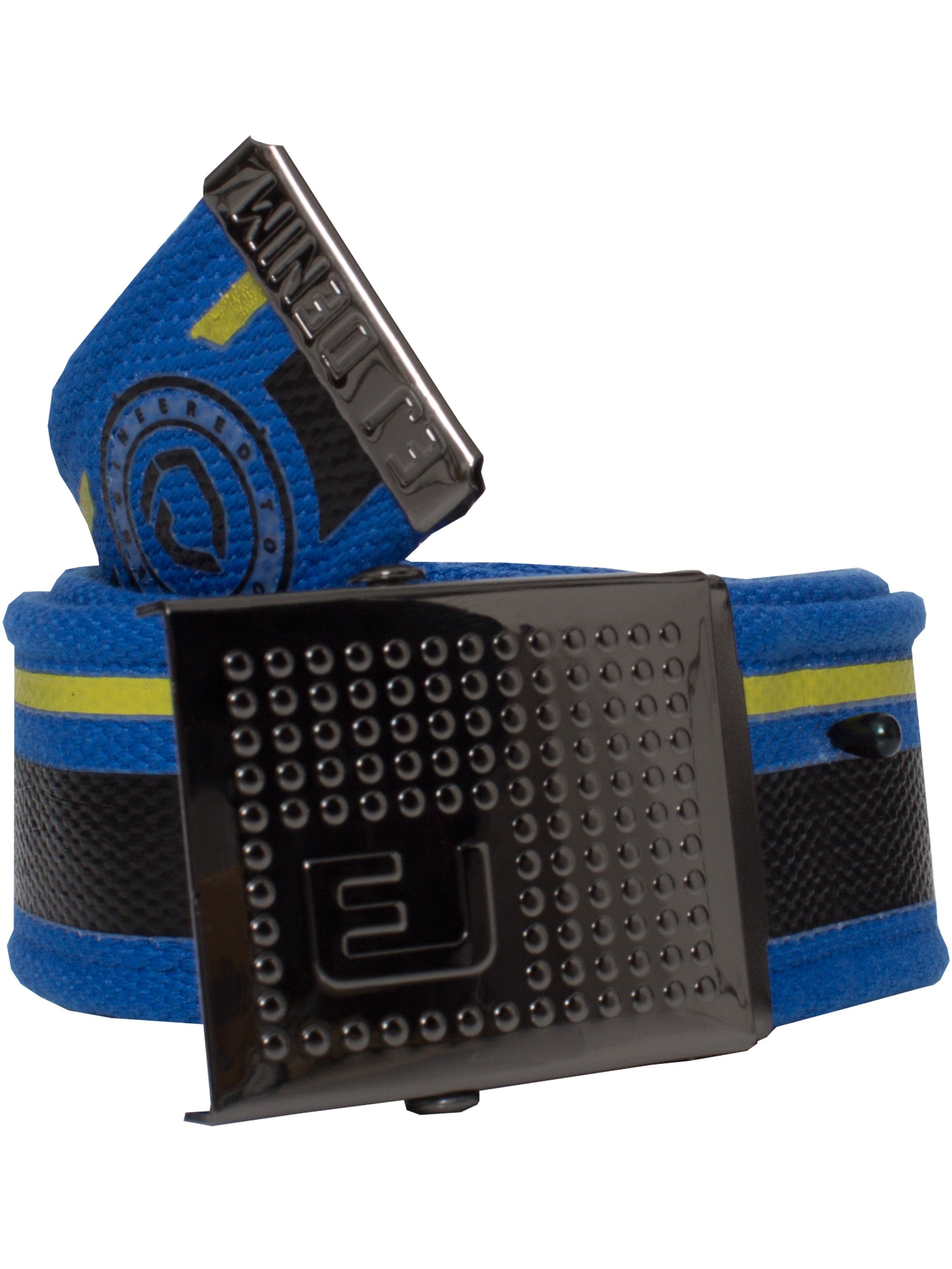 ETO Men' Canvas Belt by Eto Jeans WHITE side view