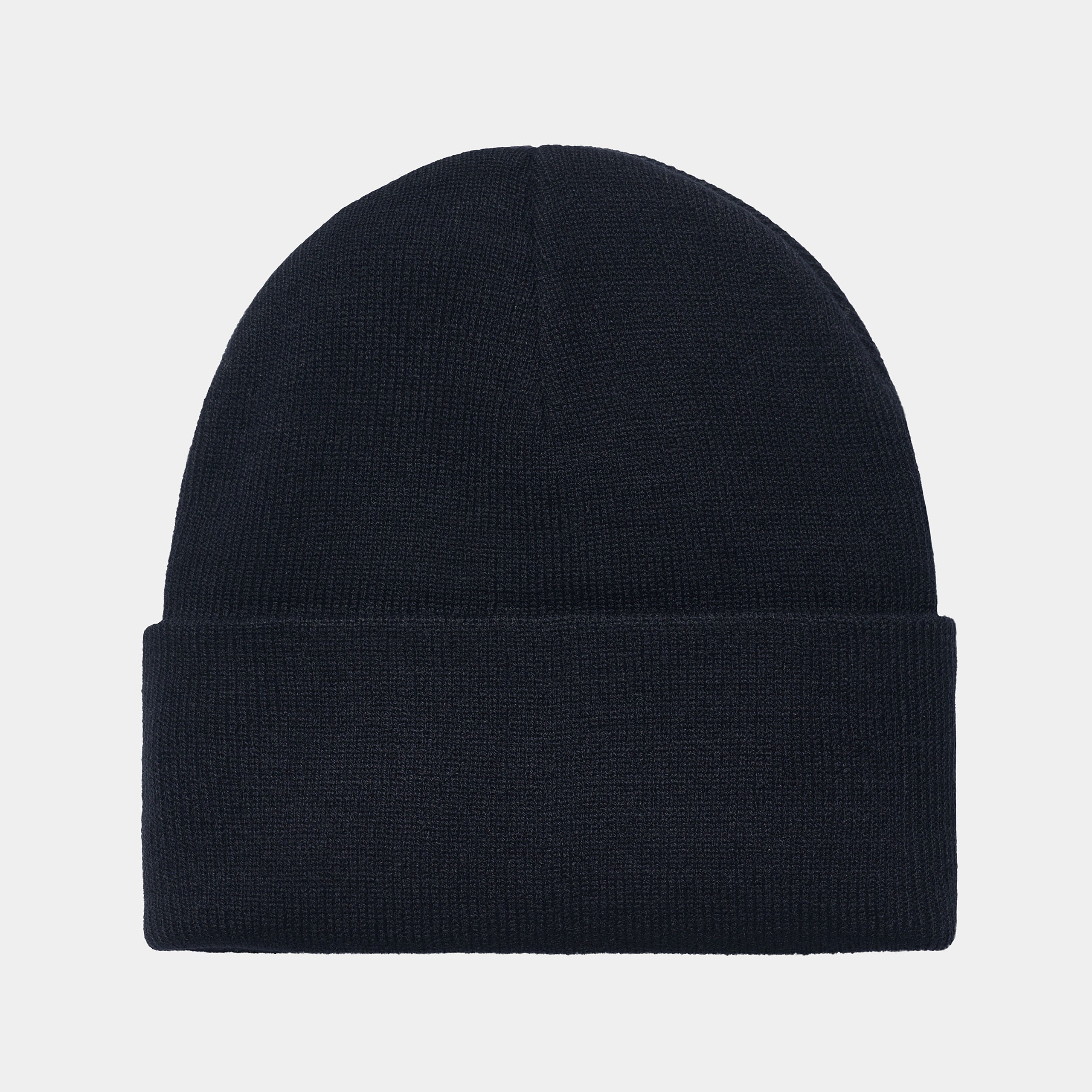 Carhartt WIP Chase Beanie-Dark Navy / Gold Dark Navy / Gold model front view
