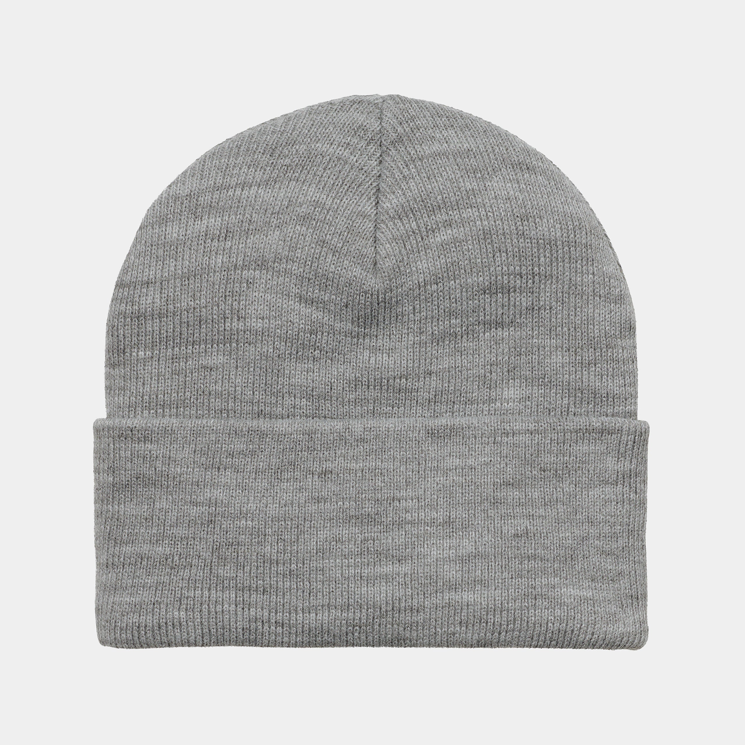 Carhartt WIP Chase Beanie-Grey Heather / Gold Grey Heather / Gold model front view