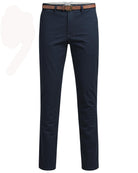 JACK & JONES Cody Spencer Straight Leg Chino by Jack & Jones DARK GREY model front view