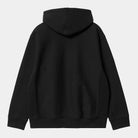 Carhartt WIP Hooded American Script Sweat-Black Black back view