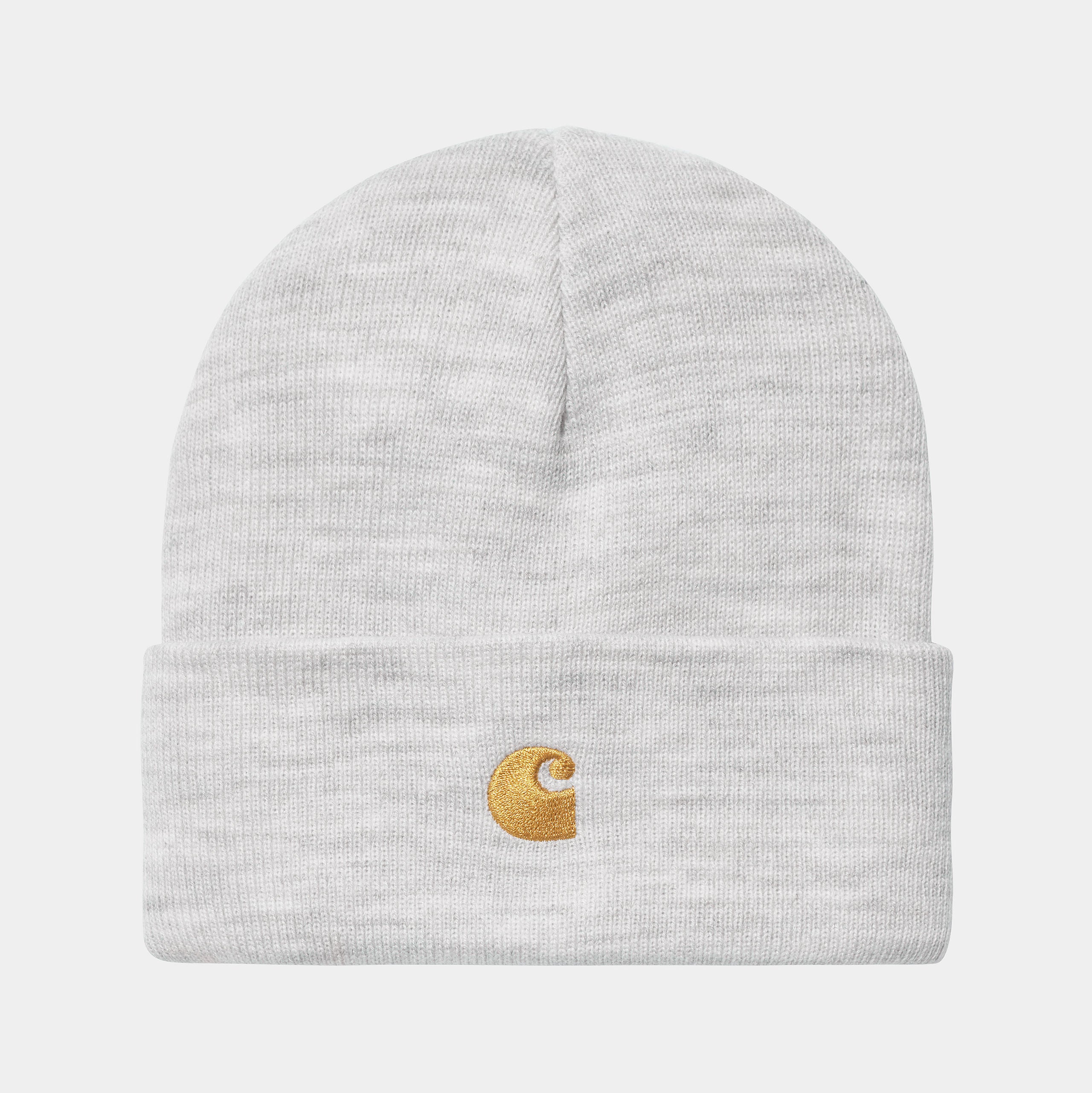 Men's Chase Beanie-Ash Heather / Gold-Front View