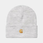 Carhartt WIP Chase Beanie-Ash Heather / Gold Ash Heather / Gold front view