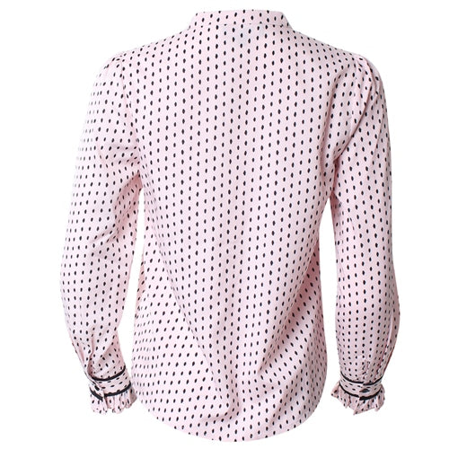 Ladies Meredith Pink Blouse-Ghost Back View