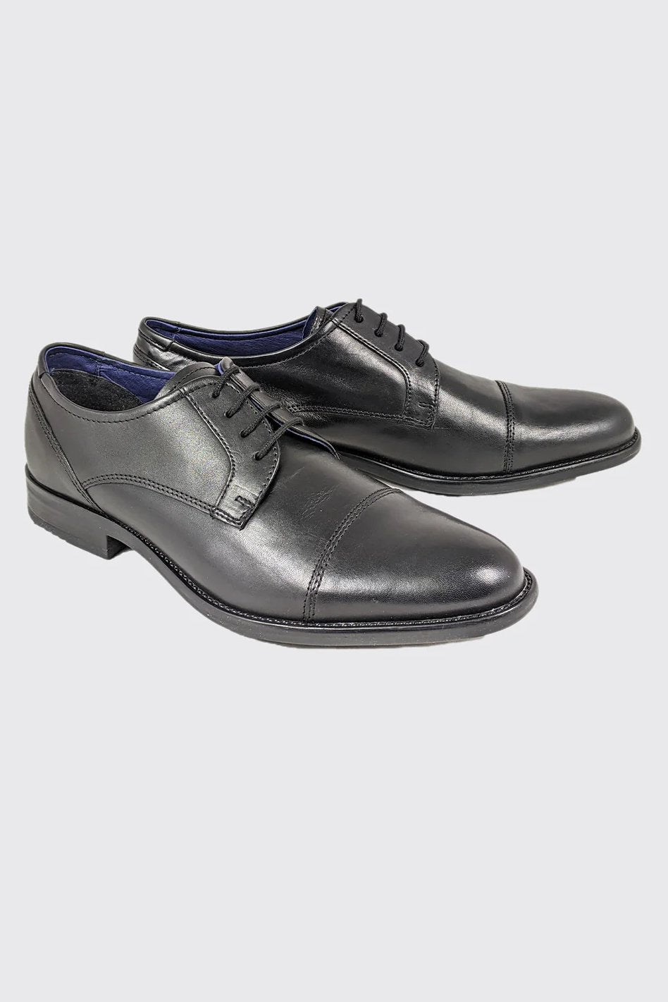 Dubarry Derek Lace Up Black Formal Shoe Black front view