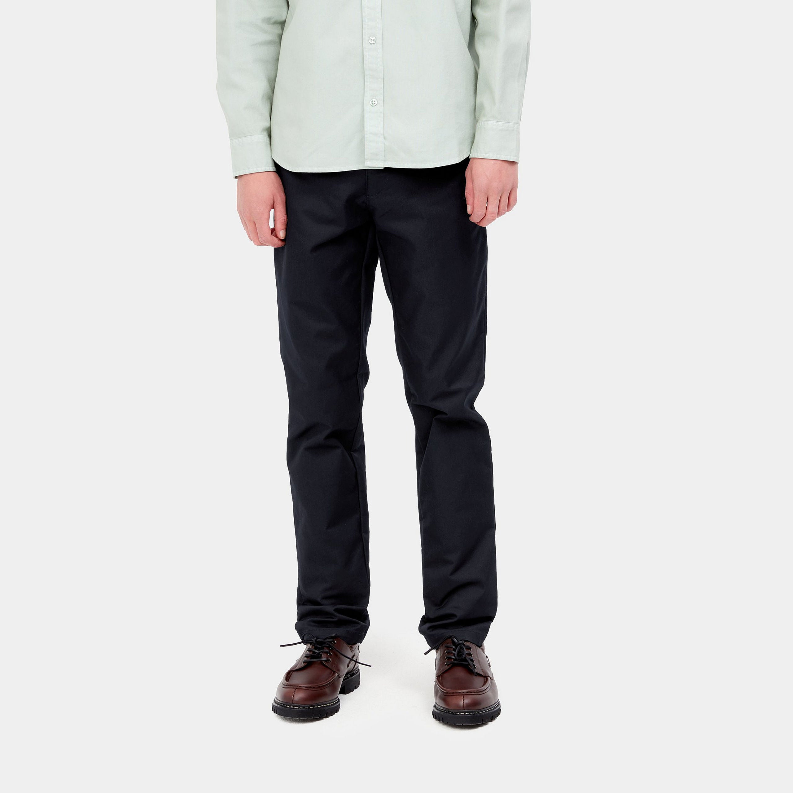 Carhartt WIP Sid Pant dark navy front view