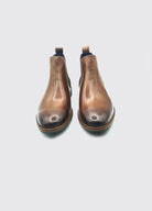 Dubarry Steed Slip On Chelsea Boot Tan flat front view