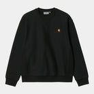 Carhartt WIP American Script Sweat-Black Black back view