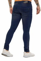 ETO EM624 New Blue Slim Fit Stretch Jean New Blue model front view