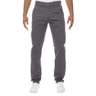 ENZO EZ348 Slim Fit Chino by Enzo grey side view