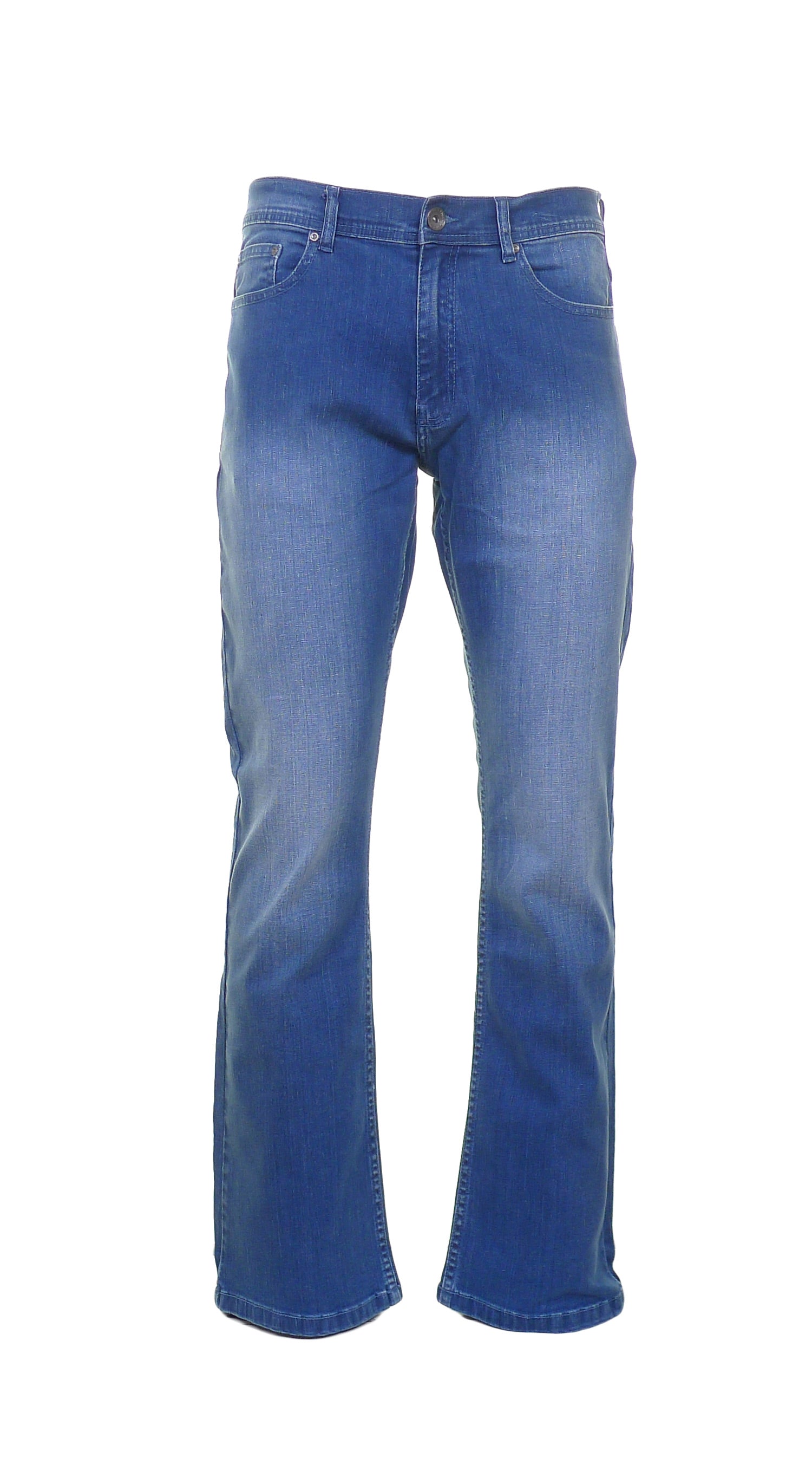 ENZO Enzo Light Wash Bootcut/Flare Jeans LIGHT WASH front view