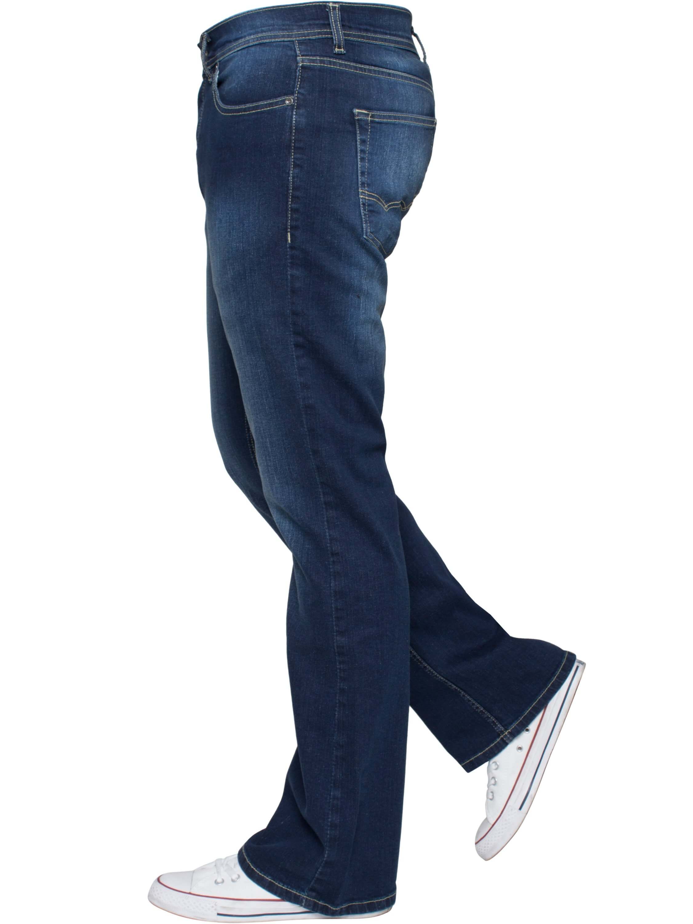 Enzo Mid Wash Flare Jeans - Spirit Clothing