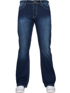 ENZO Enzo Mid Wash Bootcut/Flare Jeans MID WASH front view