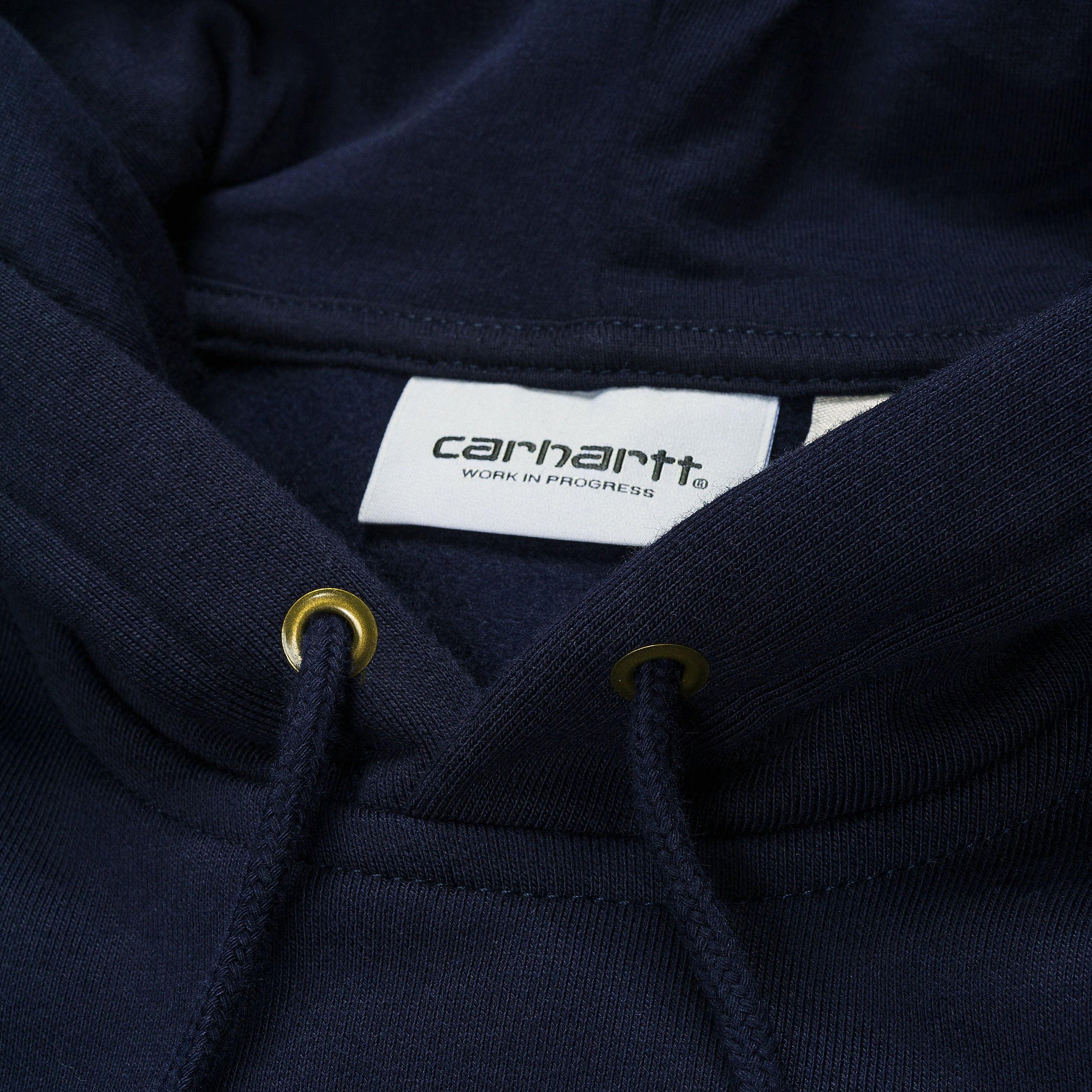 Hooded Chase Sweat-Dark Navy / Gold strings