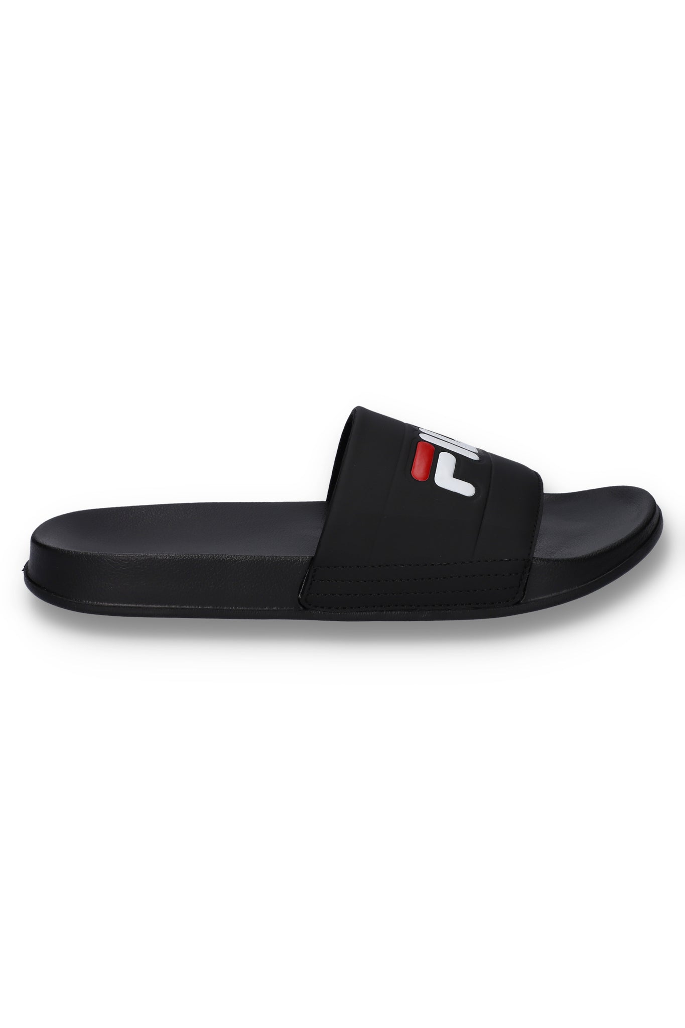 Fila Ladies BB Slider Black/White Black/White front view