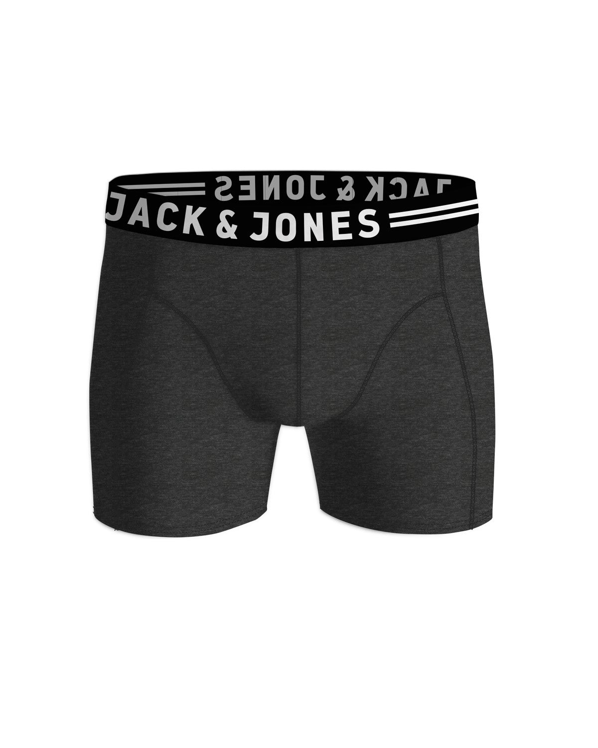 JACK & JONES Lichfield Trunks 3 Pack by Jack Jones Burgandy back view