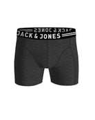 JACK & JONES Lichfield Trunks 3 Pack by Jack Jones Burgandy back view
