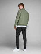 JACK & JONES Paul Flake 542 Black Cargo Pant BLACK back view