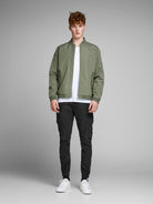 JACK & JONES Paul Flake 542 Black Cargo Pant BLACK side view