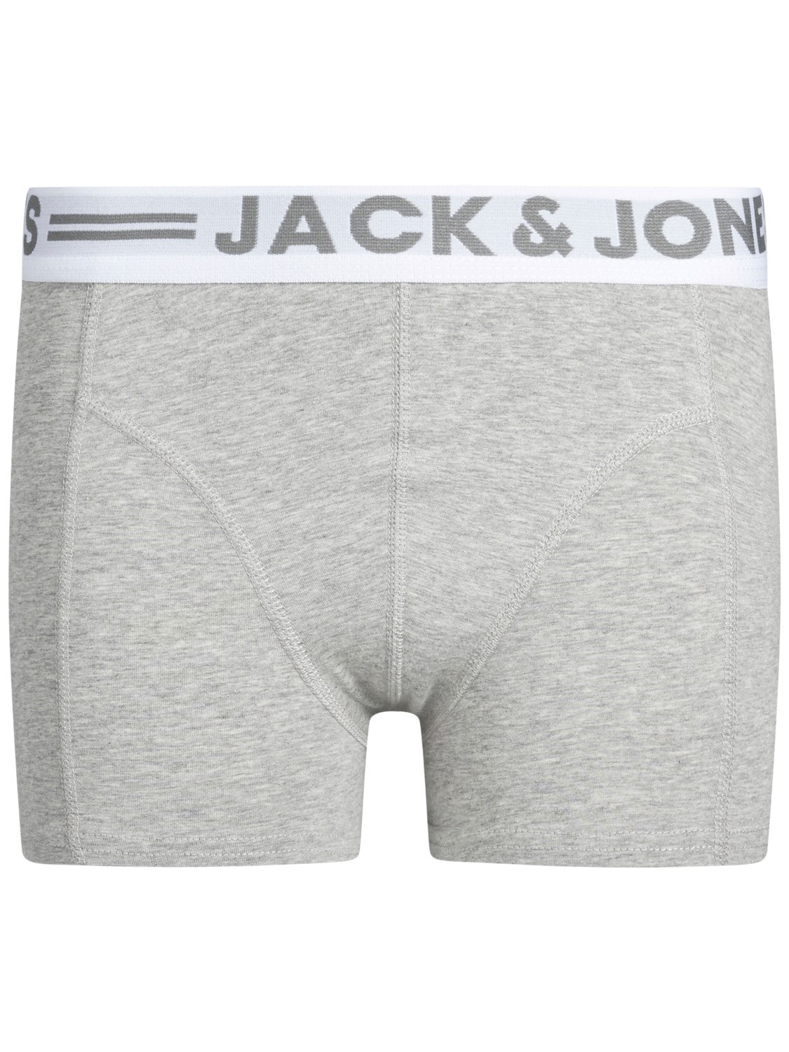 Jack Jones Youths Junior Boy 3 Pack Boxers Grey/Black/White detail view