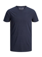 JACK & JONES Basic O Neck Tee by Jack Jones WHITE detail view