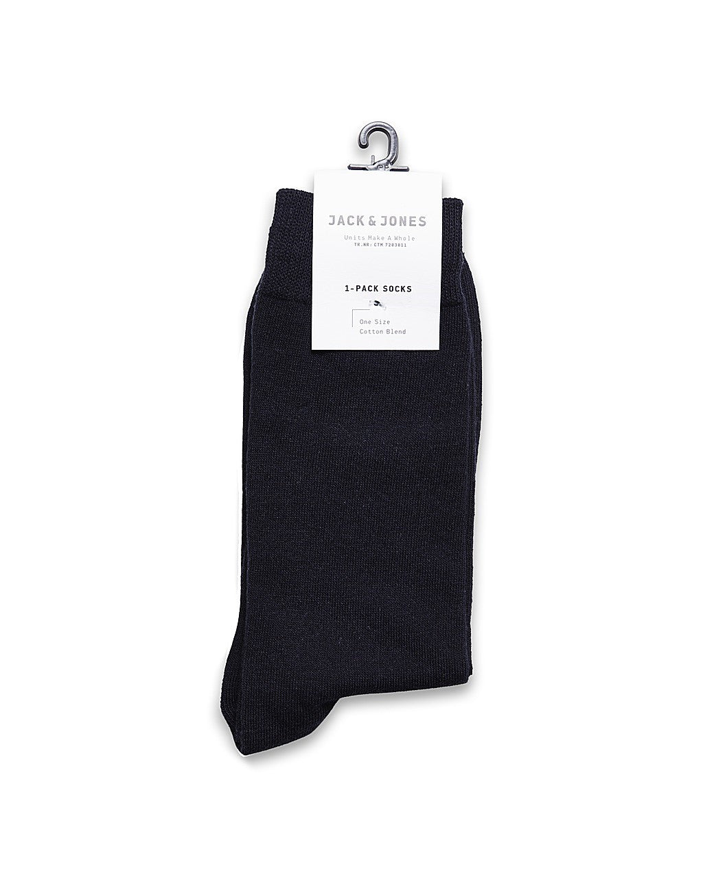 JACK & JONES JJJens Sock Navy model front view