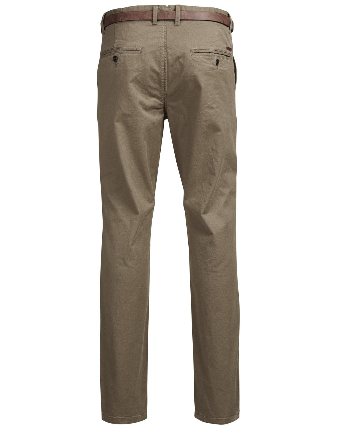 JACK & JONES Cody Spencer Straight Leg Chino by Jack & Jones DARK GREY flat front view