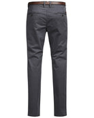 JACK & JONES Cody Spencer Straight Leg Chino by Jack & Jones DARK GREY back view