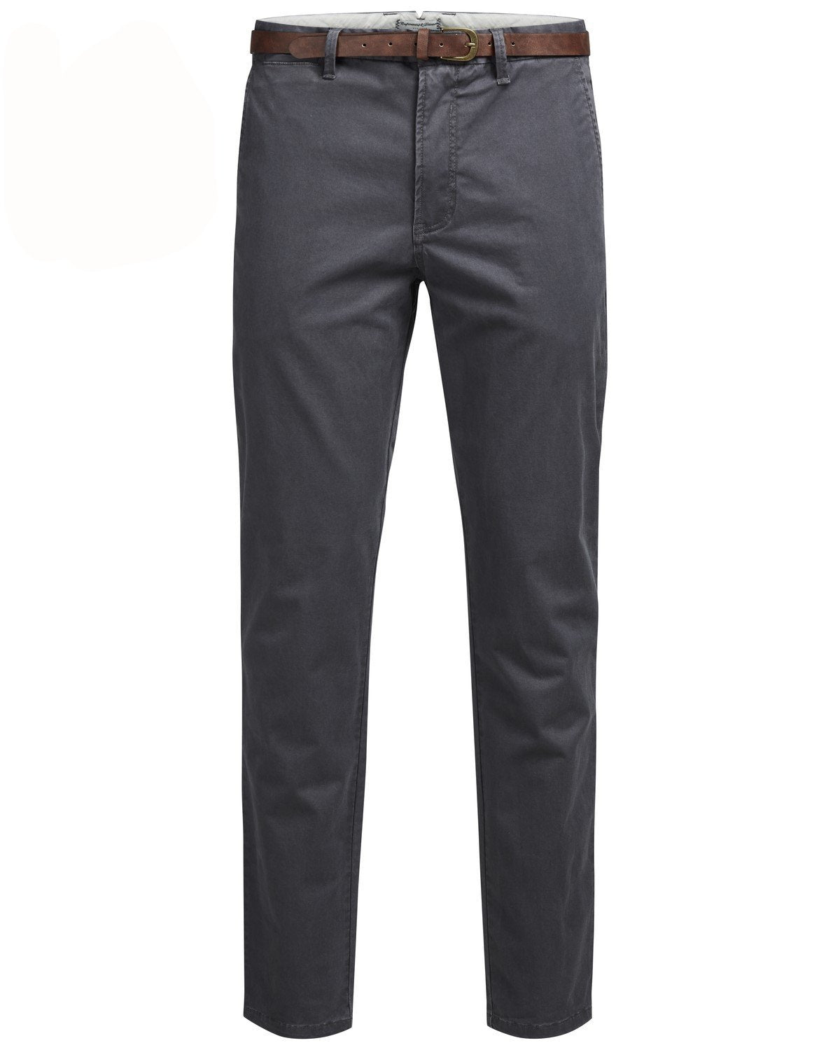 JACK & JONES Cody Spencer Straight Leg Chino by Jack & Jones DARK GREY detail view