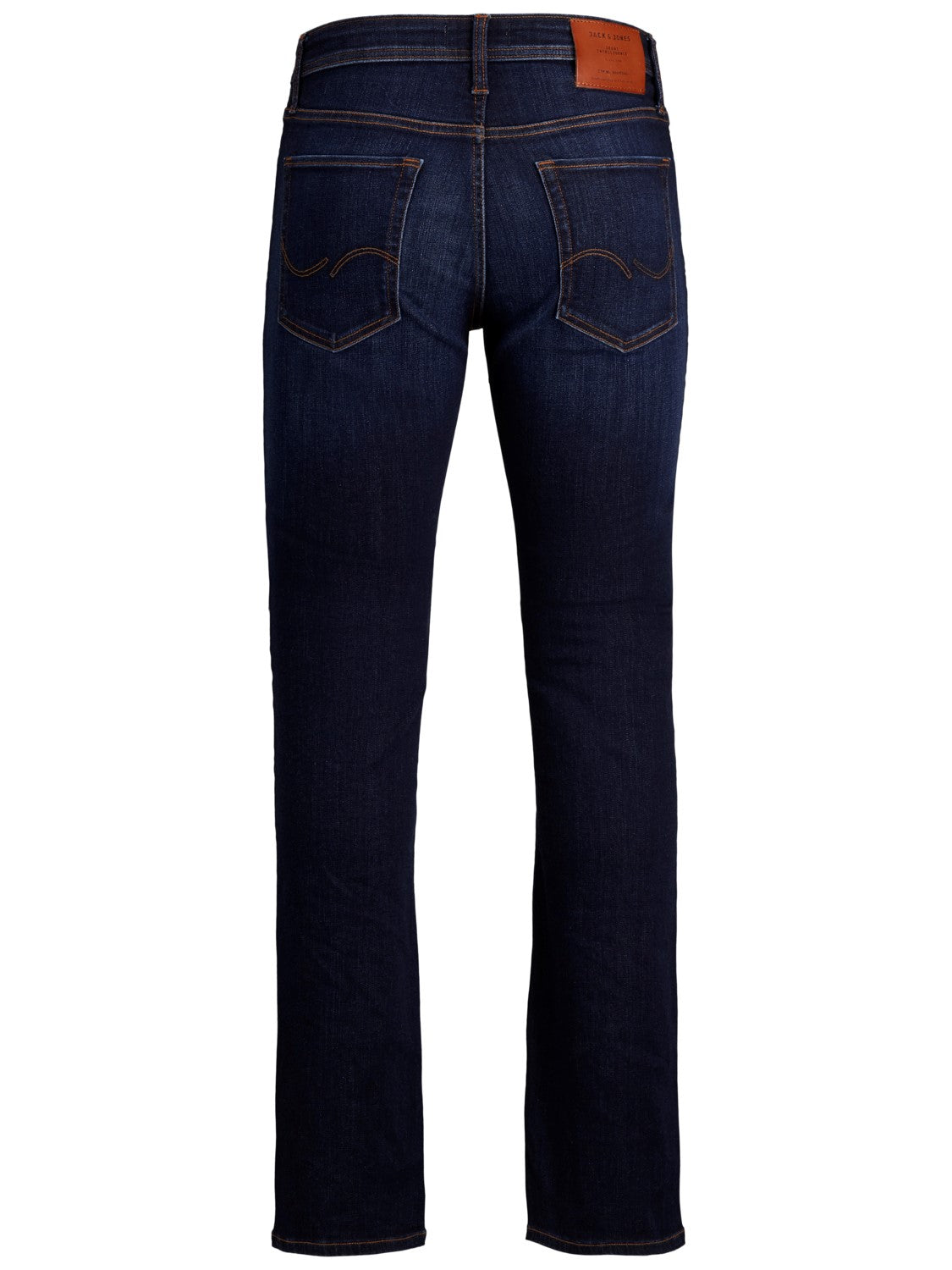 Back view of Jack and Jones Jake 777 bootcut jeans