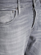 JACK & JONES Glenn 257 Grey Slim Fit Jeans GREY DENIM detail view