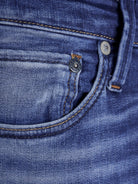 JACK & JONES Glenn Icon 357 Slim Jean BLUE DENIM back view