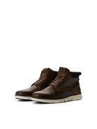 JACK JONES FOOTWEAR Tubar Leather Brandy Boot Brandy Brown detail view
