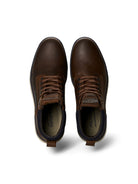JACK JONES FOOTWEAR Tubar Leather Brandy Boot Brandy Brown model front view