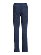 Jack Jones Youths Marco Bowie Junior Chino Navy Blazer detail view